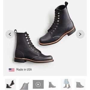 Redwing Women’s Heritage Silversmith Lace Up Boot Size 8.5